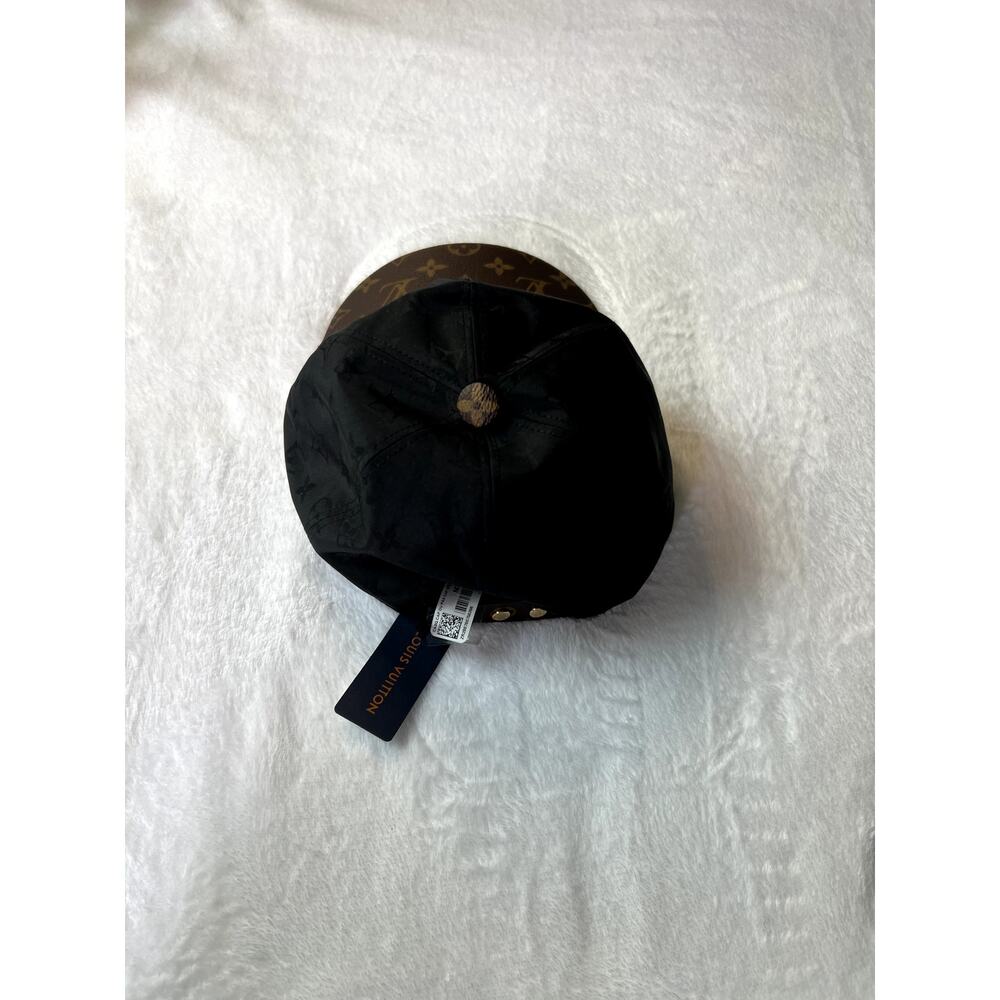 Louis Vuitton Monogram Baseball Cap Hat Brown LV Canvas Nylon Adjustable OS - Picture 3 of 7